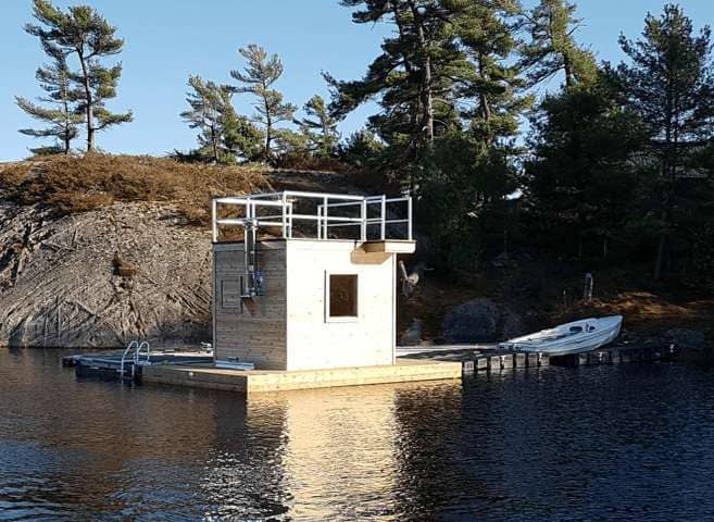 Dock Kings Floating Sauna